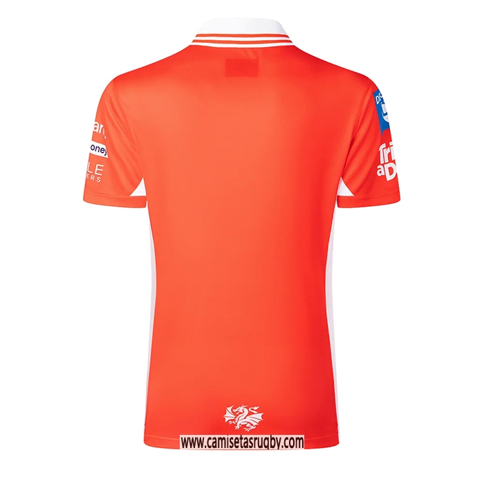 Camiseta Polo St George Illawarra Dragons Rugby 2026 Rojo